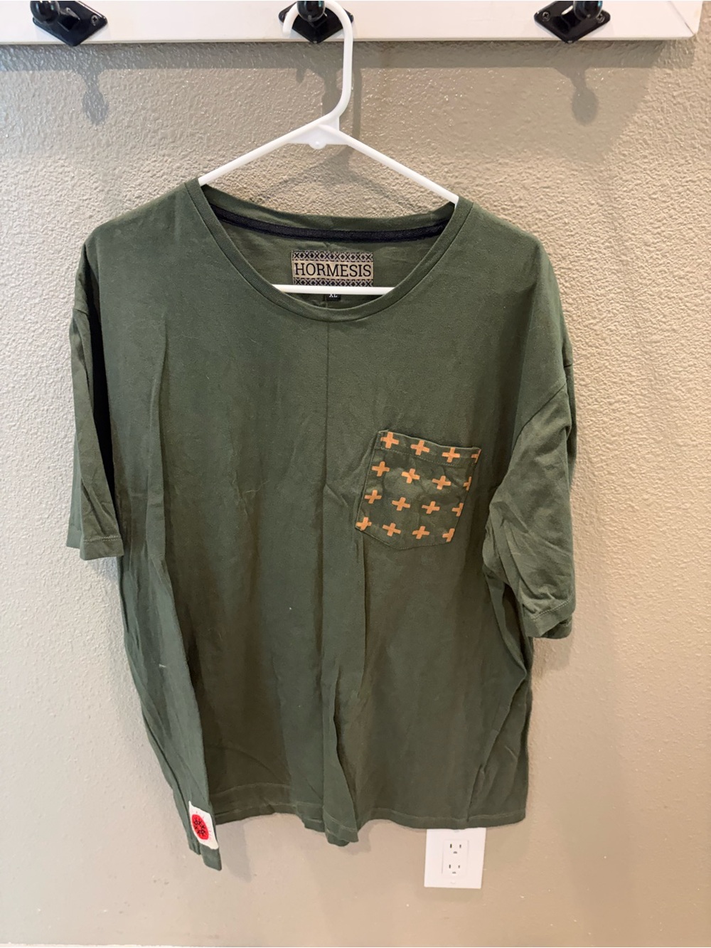 Olive Green Pocket Tee